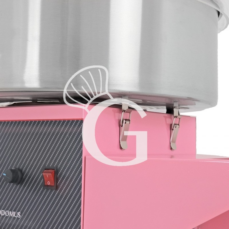 Máquina de algodón de azúcar con cupula y carro L 750 mm x P 750 mm x A 910 mm