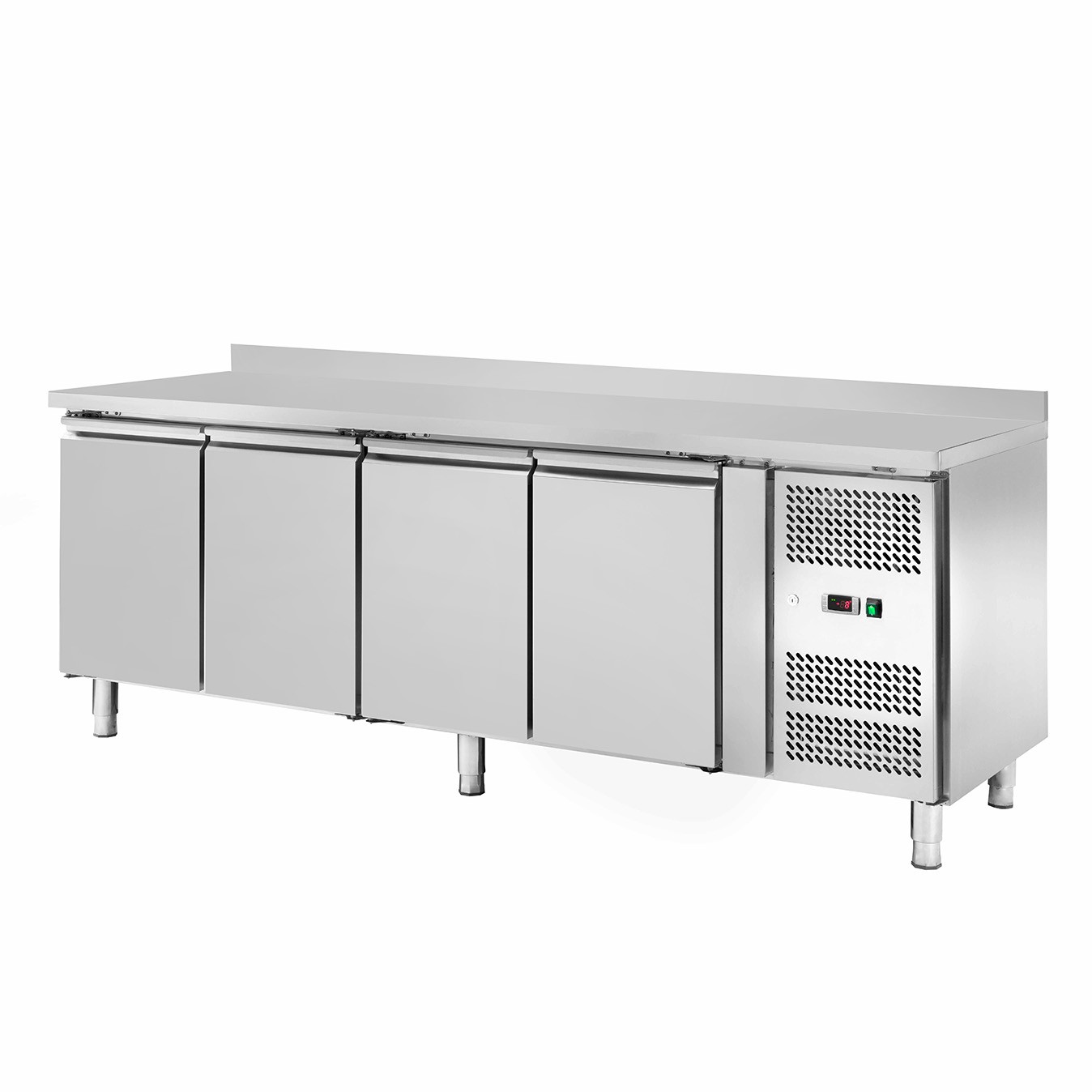 Mesa Refrigerada 4 puertas Peto 600 mm de profundidad temperatura -2°C/+8°C - clase de eficiencia energética C