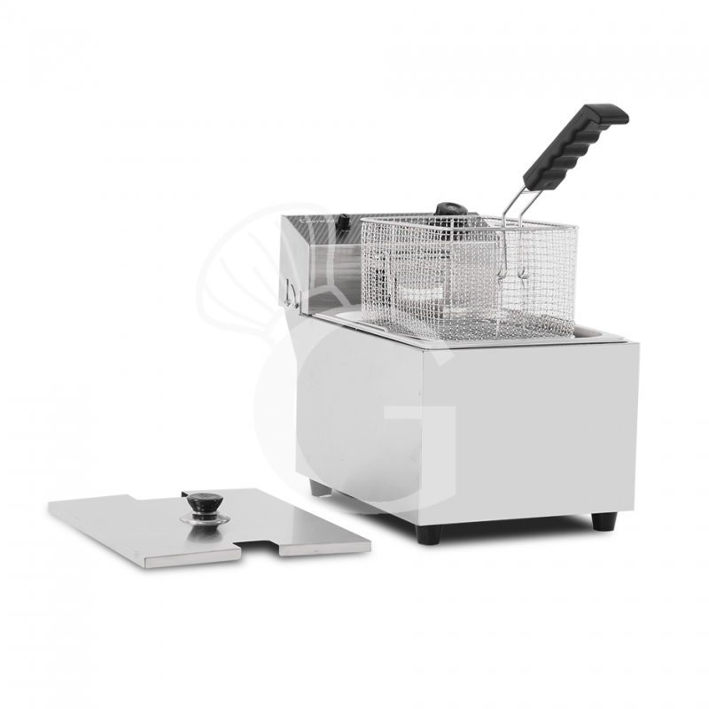 Freidora eléctrica de sobremesa 1cuba 8 LT potencia 2,8 KW Monofásica