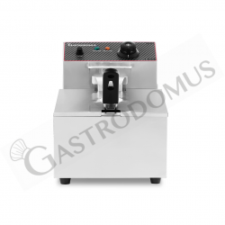 Freidora para bar eléctrica de sobremesa - 1 cuba - capacidad 6 LT - potencia 2,5 kW Monofásica