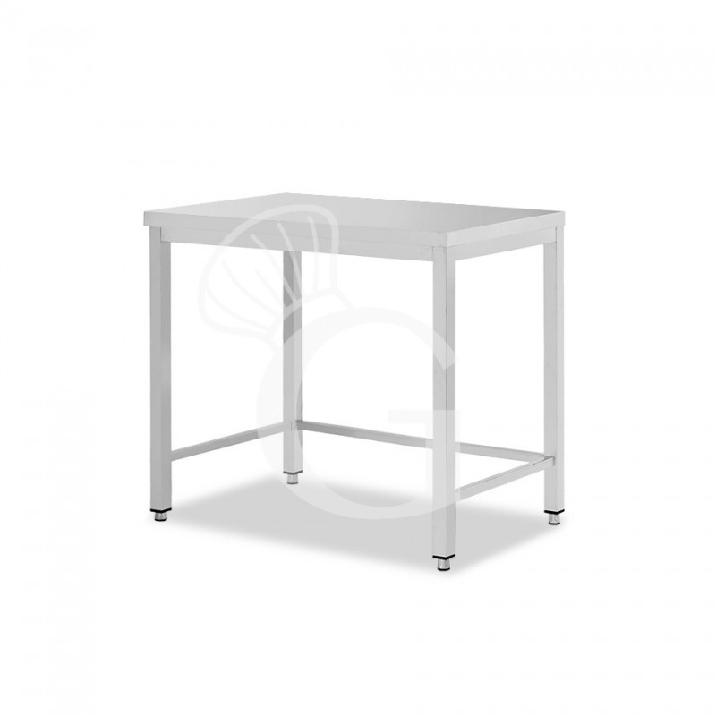 Mesa de acero inoxidable L 600 mm x P 700 mm x A 850 mm