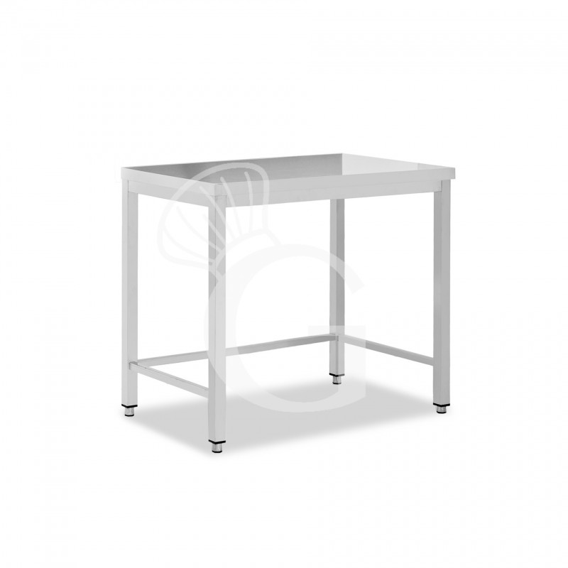Mesa de acero inoxidable L 600 mm x P 700 mm x A 850 mm