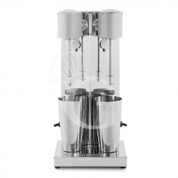 Batidora de helados 2 vasos de acero inoxidable 180 W + 180 W L 270 mm x P 310 mm x A 570 mm