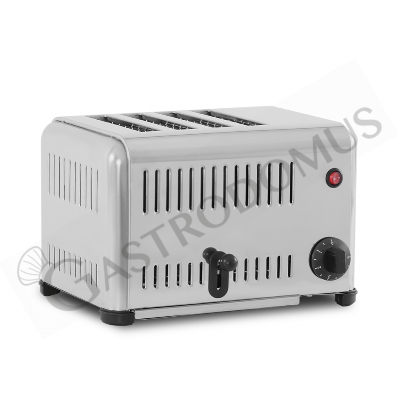 Tostadora profesional monofásica L 330 mm x P 220 mm x A 225 mm capacidad 4 rebanadas