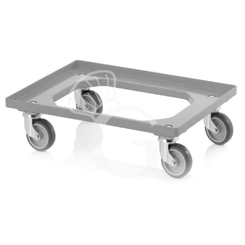 Carrito de plástico para cajas de masa de pizza L 615 mm x P 415 mm x A 140 mm