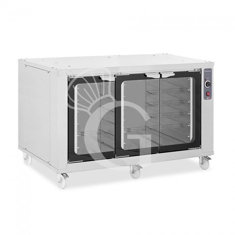 Fermentadora de pizza 18 Bandejas 600 X 400 MM - L 1500 MM X P 964 MM X A 900 MM