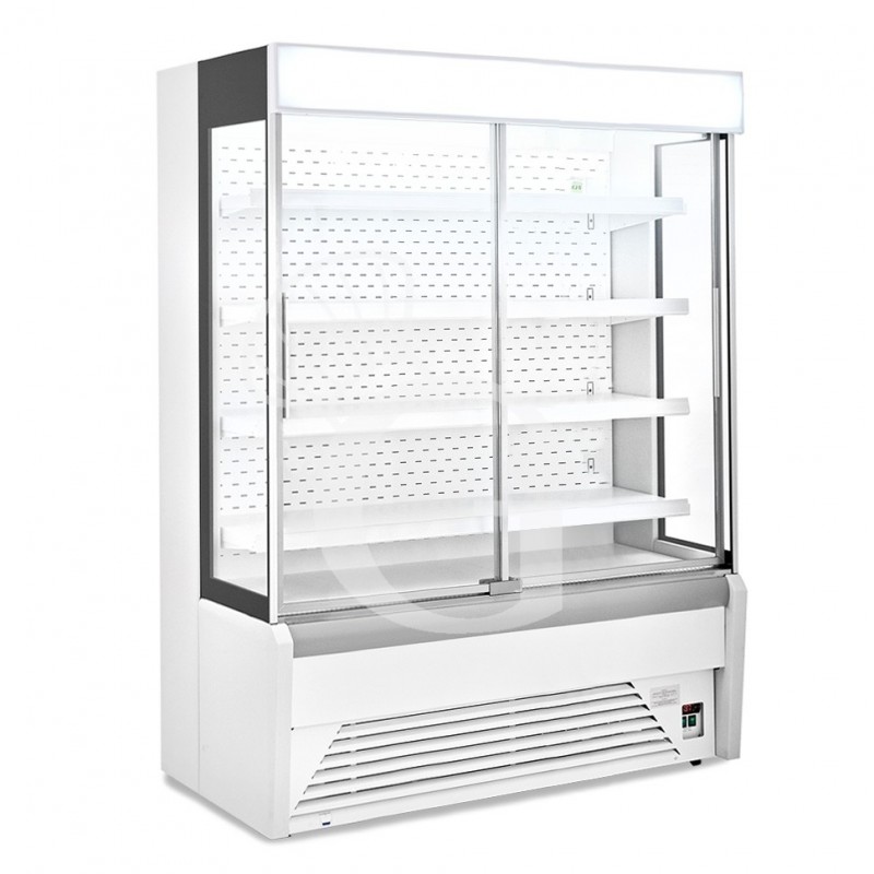 Vitrina Mural Refrigerada serie Ettore con puertas correderas Temperatura +1°/+10°C L 1940 mm