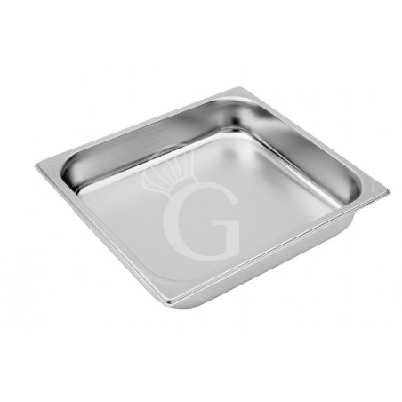 Bandeja de acero inox GN 2/3 L 353mm x P 325 mm x H 60 mm Bandeja de acero inox GN 2/3 L 353mm x P 325 mm x H 60 mm