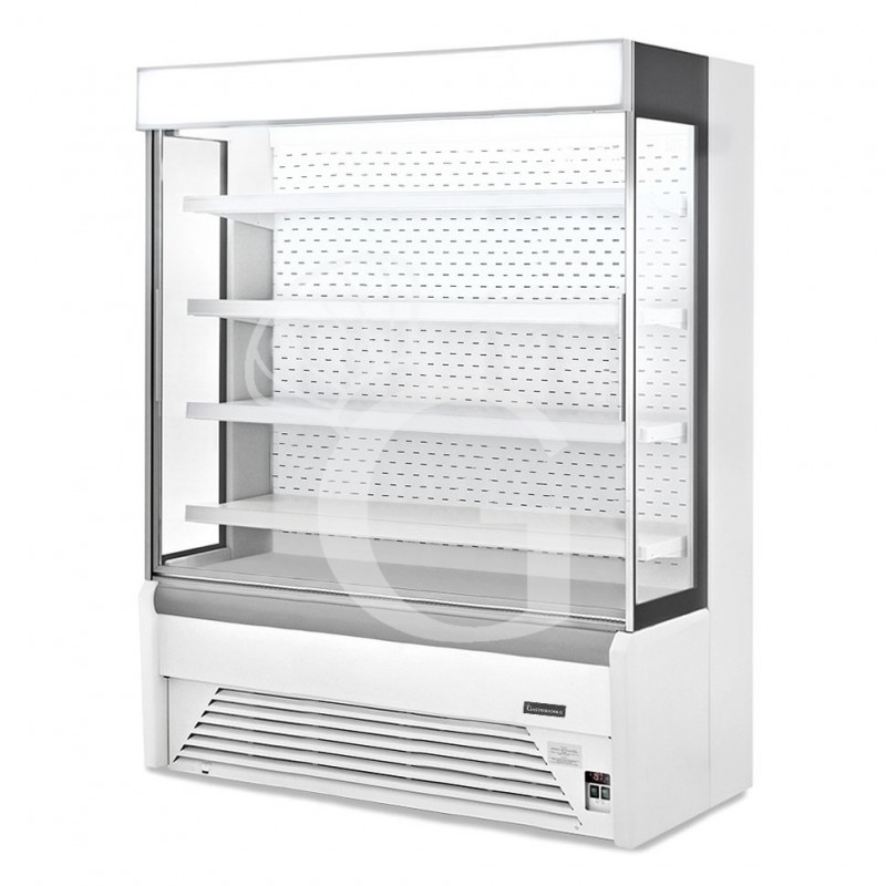 Vitrina Mural Refrigerada serie Ettore con cortina nocturna Temperatura +1°/+10°C L 1940 mm