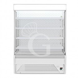 Vitrina Mural Refrigerada serie Ettore con cortina nocturna con refrigeración ventilada, Temperatura +1°/+10°C L 2560 mm