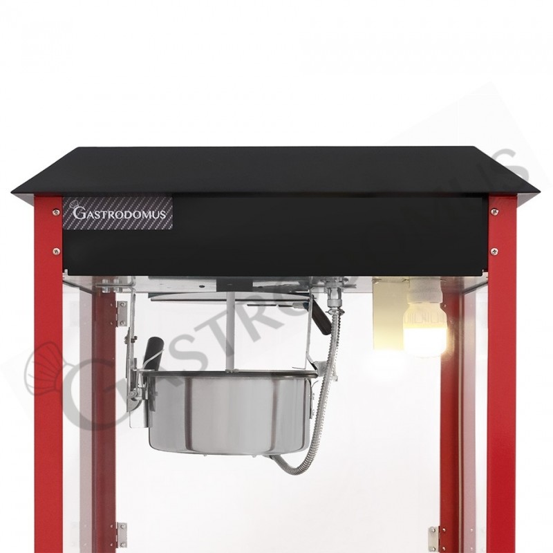 Máquina de palomitas monofásica de 2,26 kg de capacidad L 540 mm x P 400 mm x A 750 mm
