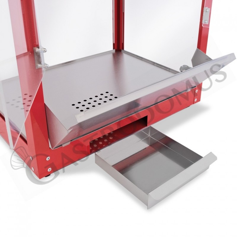 Máquina de palomitas monofásica de 2,26 kg de capacidad L 540 mm x P 400 mm x A 750 mm