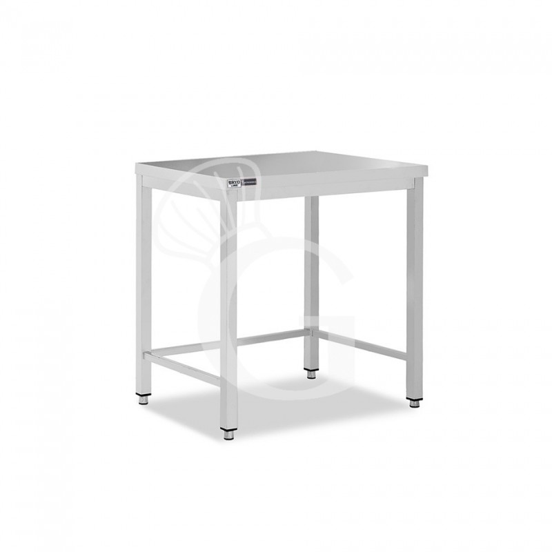 Mesa de acero inoxidable L 400 mm x P 700 mm x A 865 mm