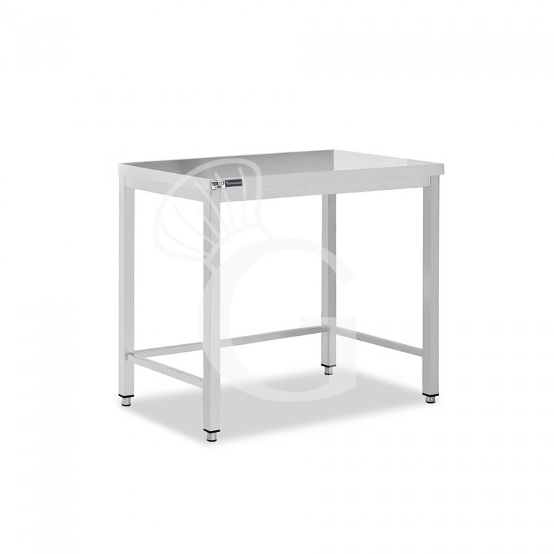 Mesa de acero inoxidable L 600 mm x P 700 mm x A 865 mm