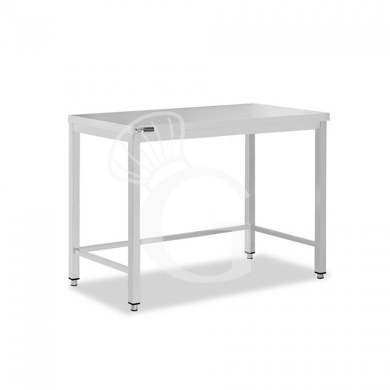 Mesa de acero inoxidable L 800 mm x P 600 mm x A 865 mm
