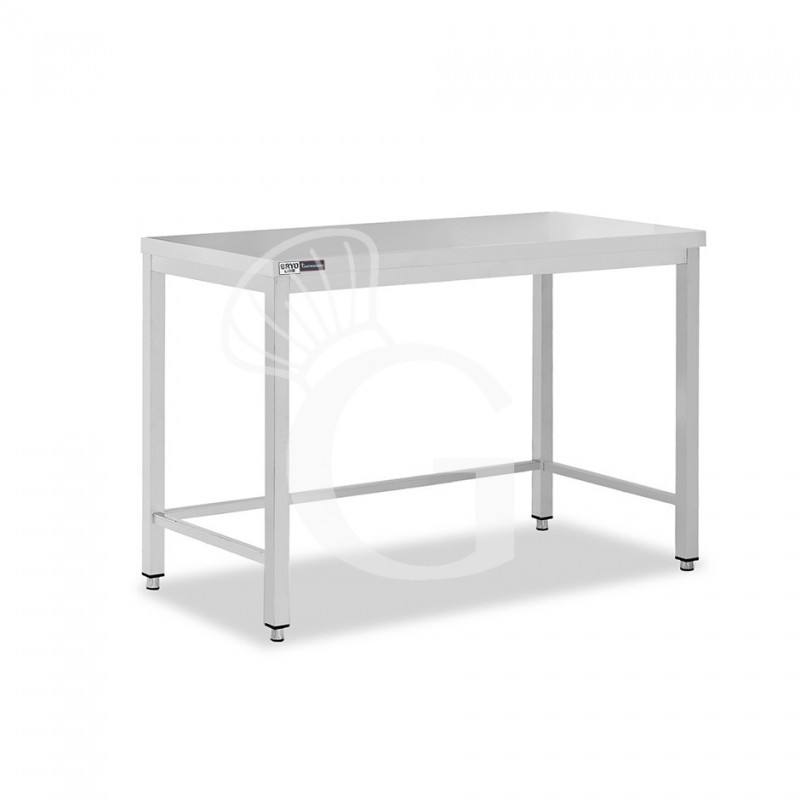 Mesa de acero inoxidable L 1000 mm x P 800 mm x A 865 mm
