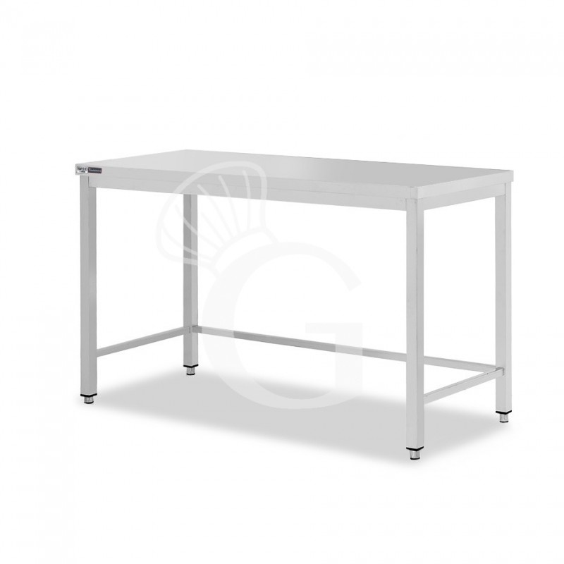 Mesa de acero inoxidable L 1200 mm x P 600 mm x A 865 mm