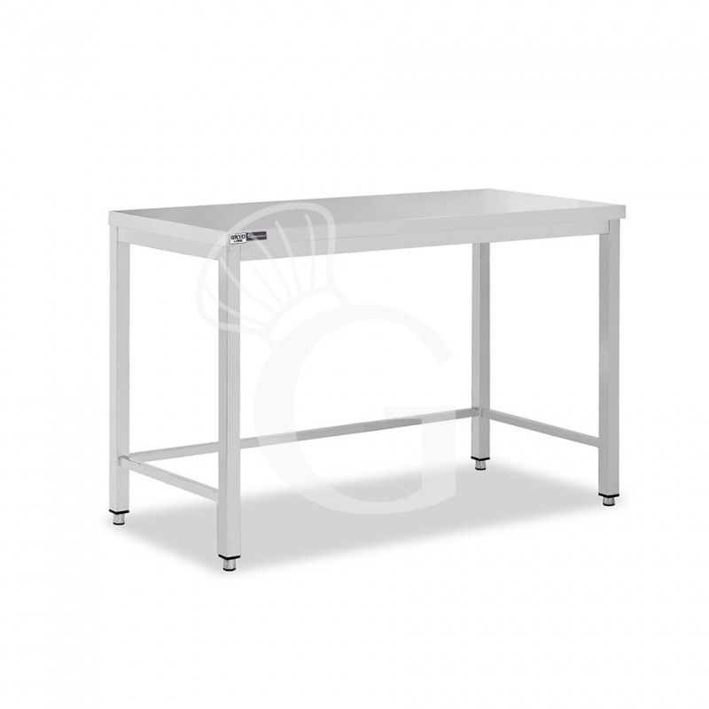 Mesa de acero inoxidable L 1200 mm x P 700 mm x A 865 mm
