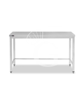 Mesa de acero inoxidable L 1600 mm x P 600 mm x H 865 mm