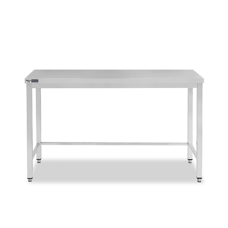 Mesa de acero inoxidable L 1600 mm x P 600 mm x H 865 mm