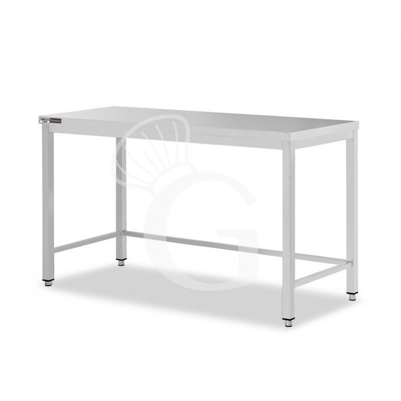 Mesa de acero inoxidable L 1800 mm x P 600 mm x A 865 mm