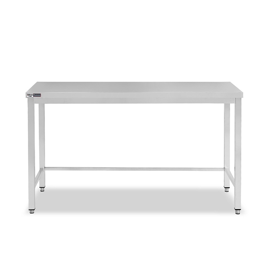 Mesa de acero inoxidable L 1800 mm x P 600 mm x A 865 mm