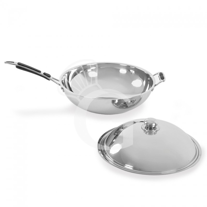 Sartén Wok diámetro 360 m x A 100 mm con tapa