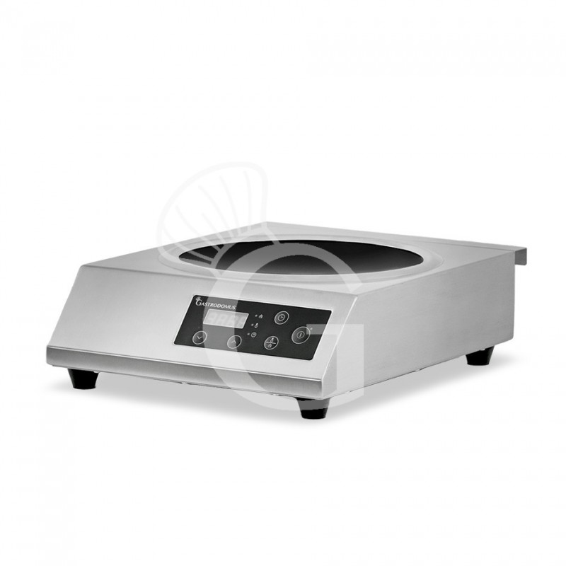 Wok de inducción 1 zona de cocción L 340 mm x P 440 mm x A 125 mm 3500 W