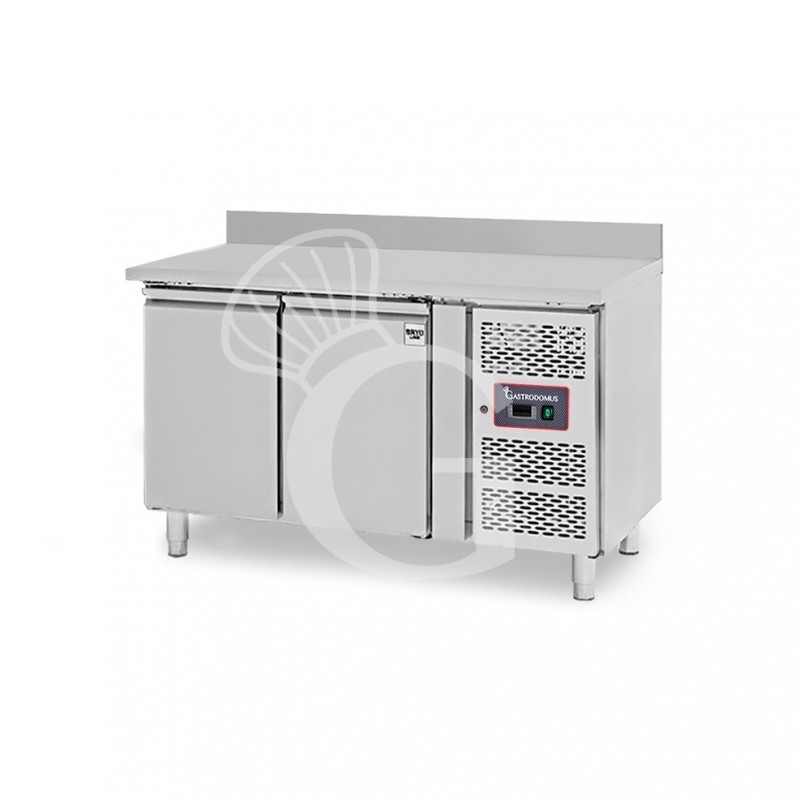Mesa Refrigerada de pastelería 2 Puertas 600 X 400 mm, peto trasero, -2°C/+8°C Clase de eficiencia energética C