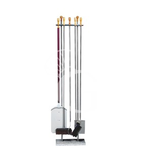 Soporte vertical para palas de pizza 10 posiciones L 450 MM X P 320 MM X A 1800 MM