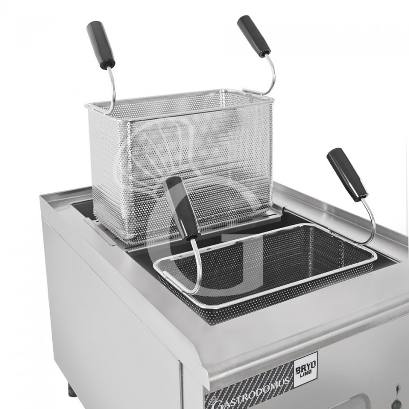Cocedor de pasta eléctrico de sobremesa 1 cuba L 400 mm x P 680 mm x A 370 mm 20 LT 4500 W