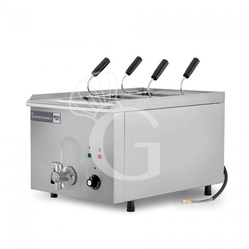 Cocedor de pasta eléctrico de sobremesa 1 cuba L 400 mm x P 680 mm x A 370 mm 20 LT 4500 W