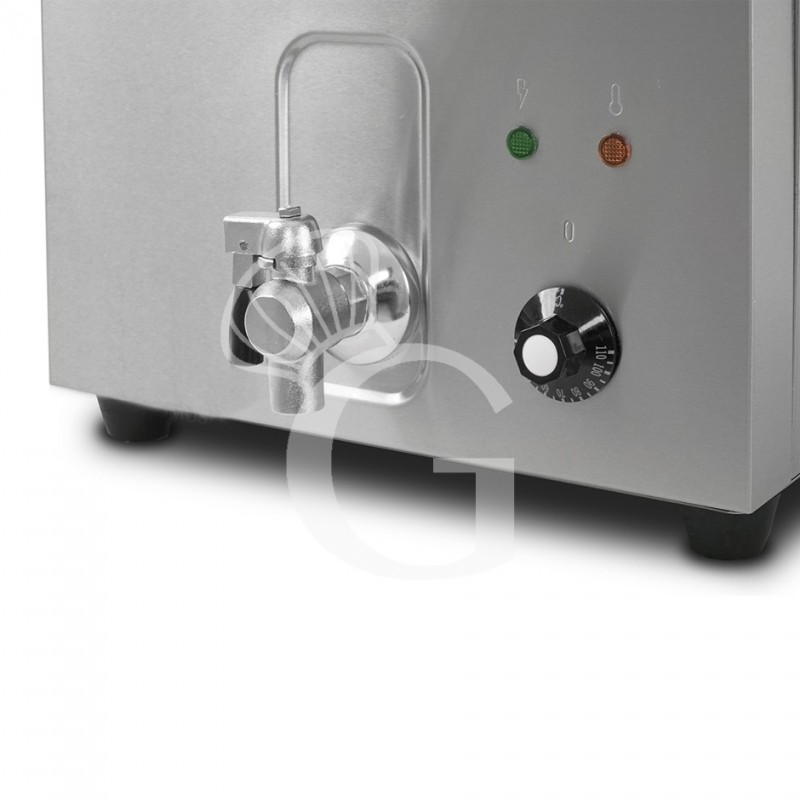 Cocedor de pasta eléctrico de sobremesa 1 cuba L 400 mm x P 680 mm x A 370 mm 20 LT 4500 W