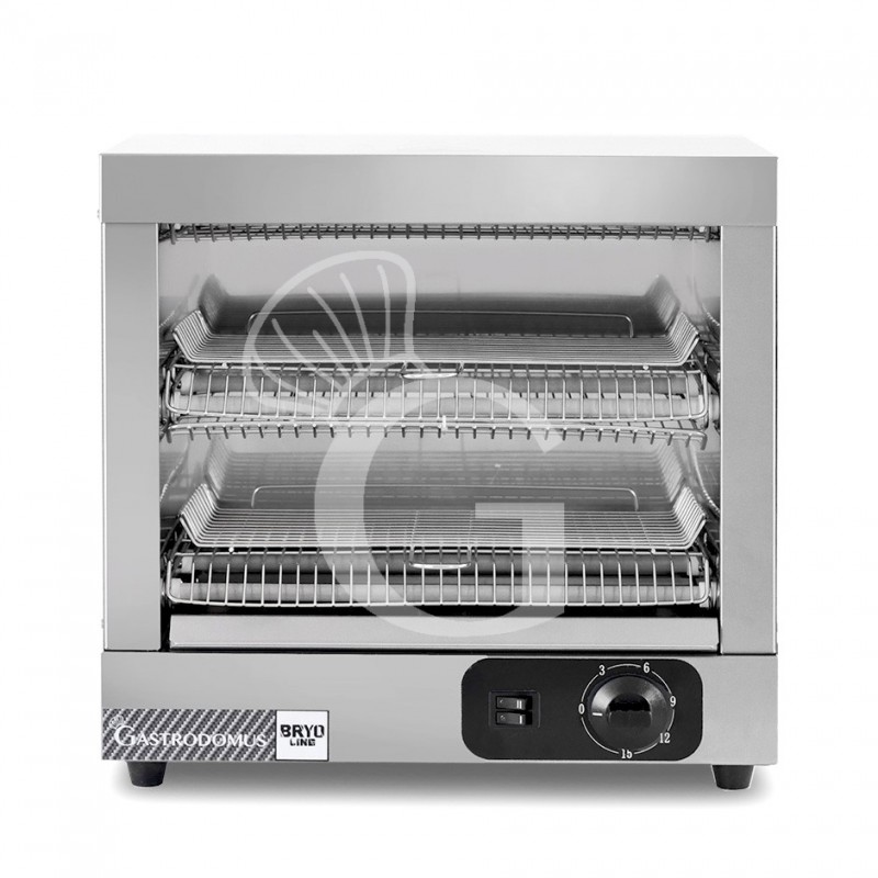 Tostadora profesional, potencia 3 kW, monofásica, L 450 mm x P 260 mm x A 440 mm