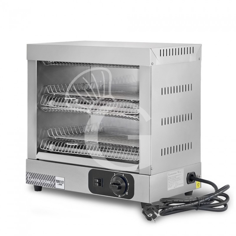 Tostadora profesional, potencia 3 kW, monofásica, L 450 mm x P 260 mm x A 440 mm