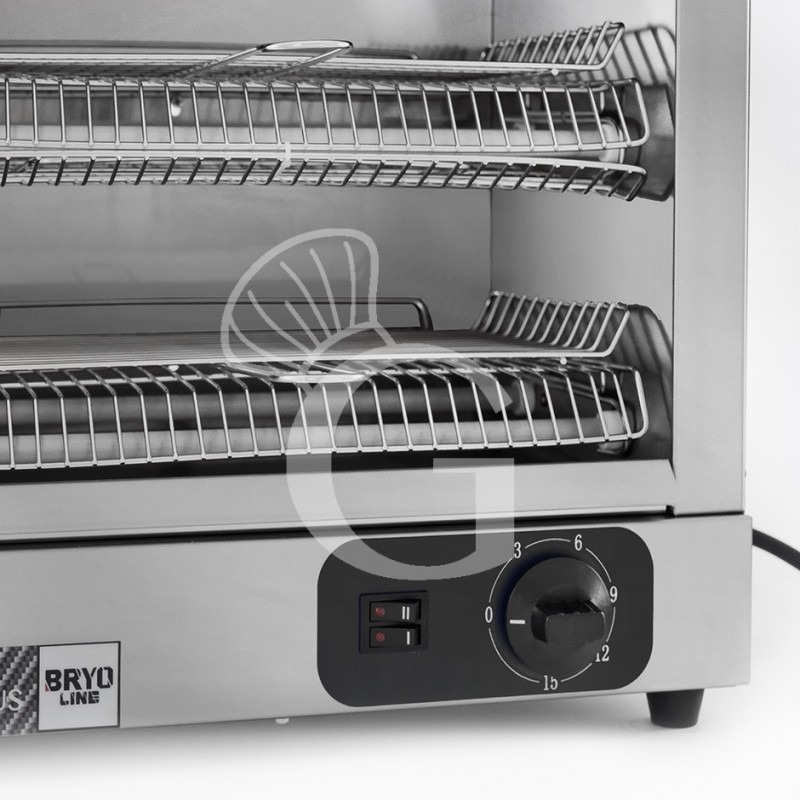 Tostadora profesional, potencia 3 kW, monofásica, L 450 mm x P 260 mm x A 440 mm