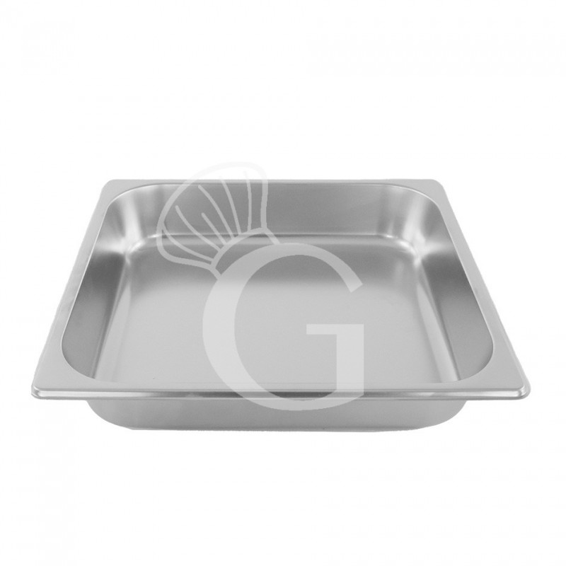 Bandeja de acero inox GN 2/3 L 353mm x P 325 mm x H 60 mm
