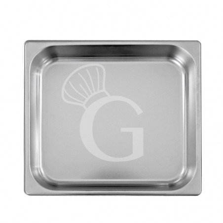 Bandeja de acero inox GN 2/3 L 353mm x P 325 mm x H 60 mm Bandeja de acero inox GN 2/3 L 353mm x P 325 mm x H 60 mm