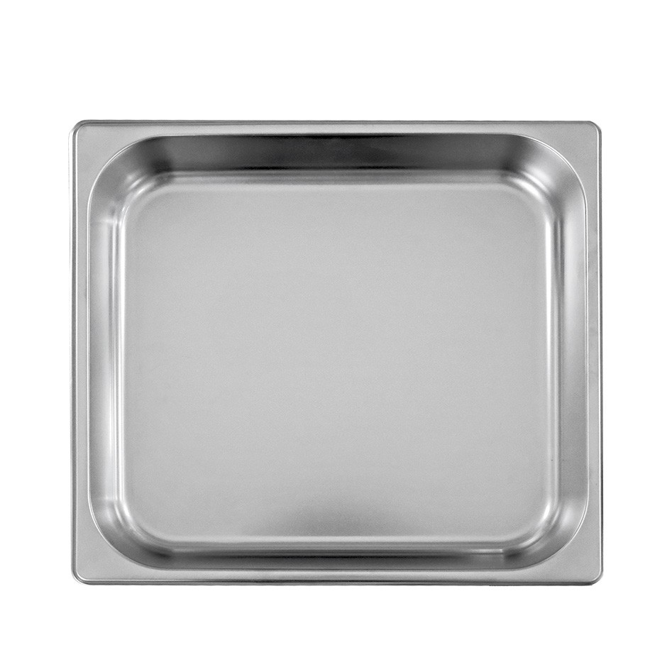 Bandeja de acero inox GN 2/3 L 353mm x P 325 mm x H 60 mm