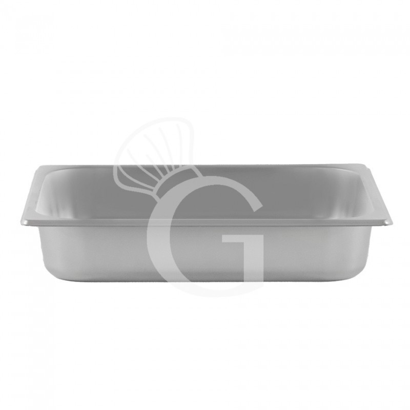 Bandeja de acero inox GN 2/3 L 353mm x P 325 mm x H 60 mm