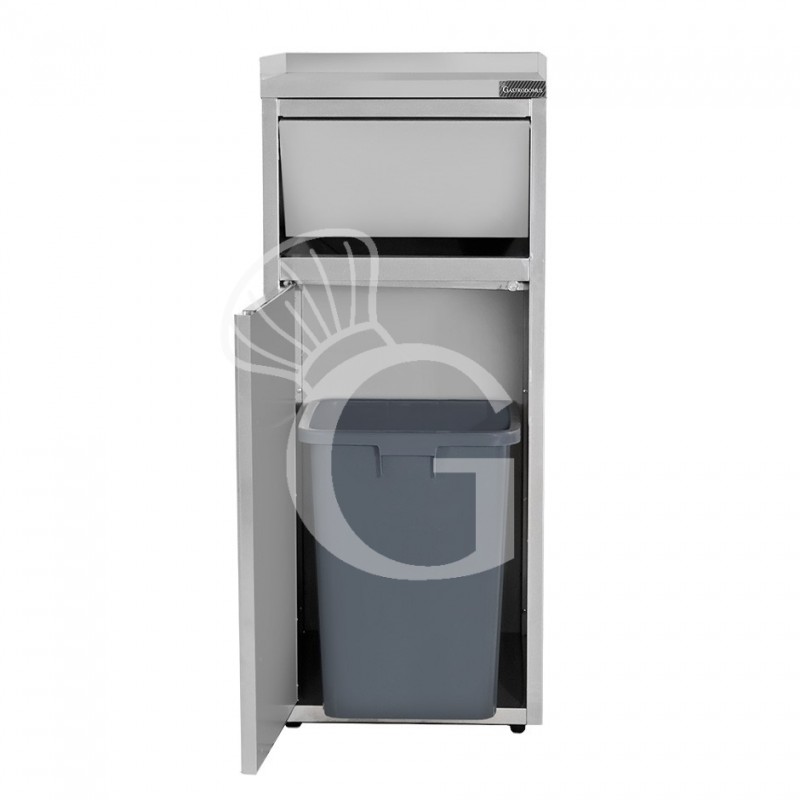 Contenedor para vaciado de bandejas 60 LT L 500 mm x P 530 mm x A 1225 mm