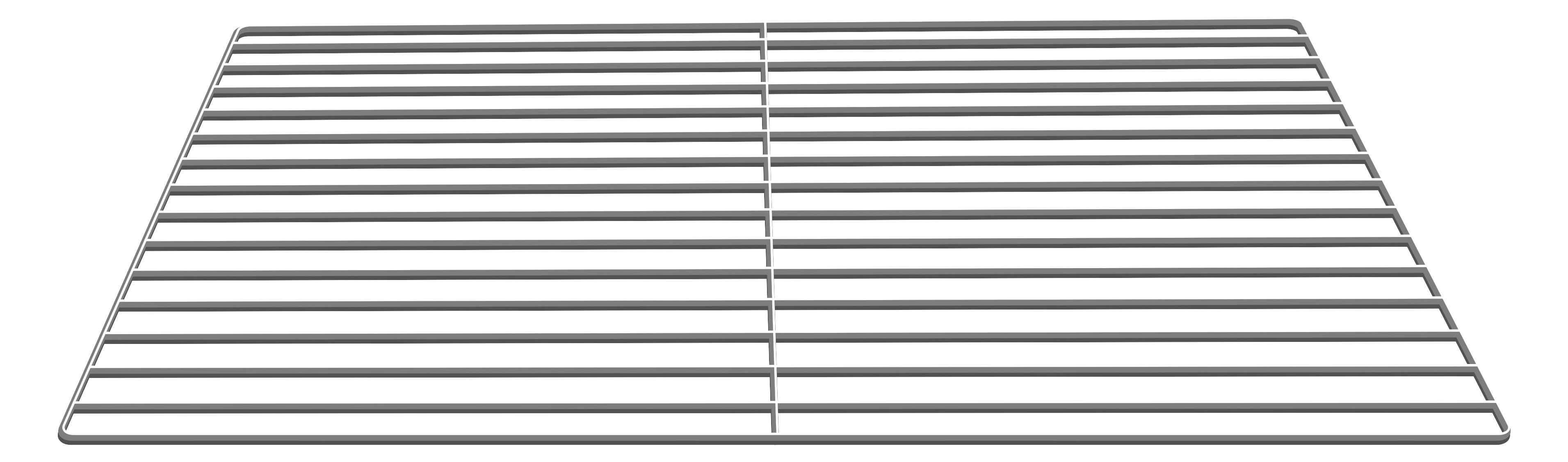 Rejilla cromada - L 552 mm x P 390 mm
