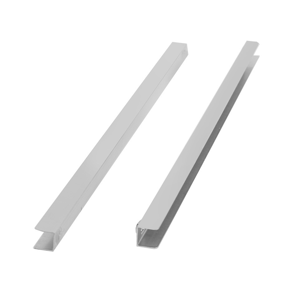 Par de guías de acero inoxidable para mesas refrigeradas y mesas frias para ensaladas p. 700 mm