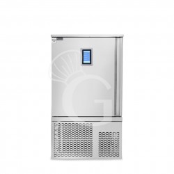 Abatidor de temperatura digital trifásico de acero inoxidable - pantalla táctil 10 bandejas/rejillas GN 1/1