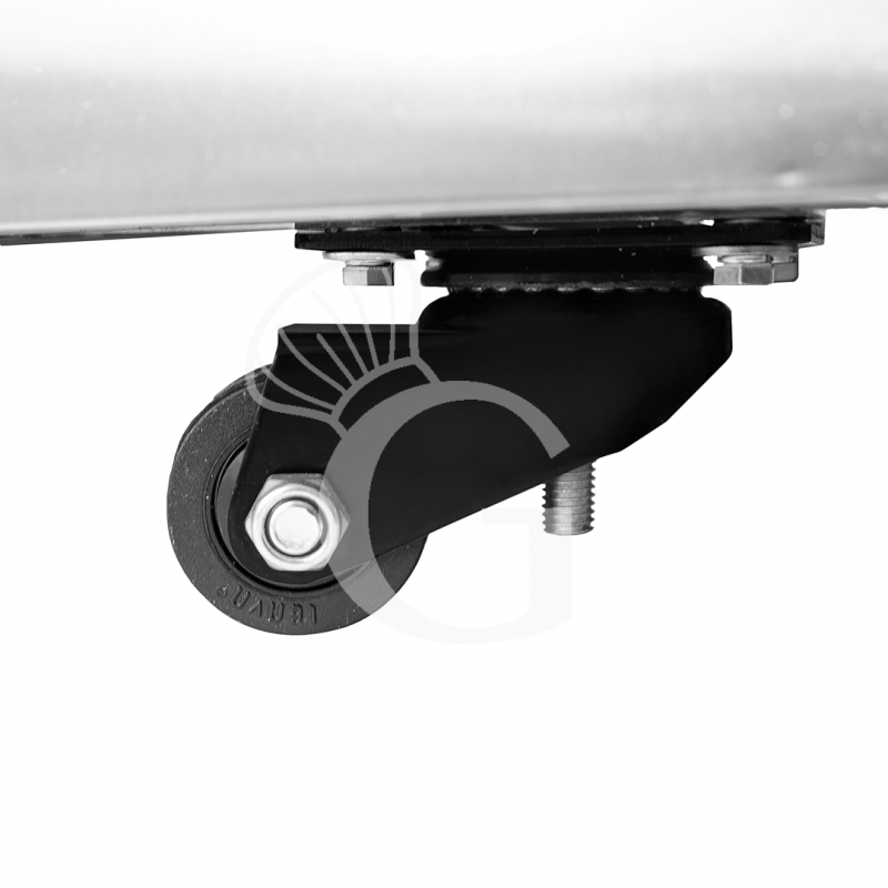 Abatidor de temperatura digital de acero inoxidable para 10 bandejas/rejillas GN 1/1 o 600x400mm, -18°/0°C, con ruedas montadas