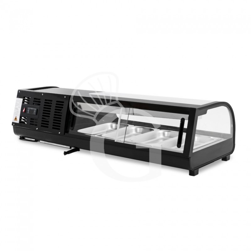 Vitrina Refrigerada para sushi 4 Cubetas GN1/3 190 W