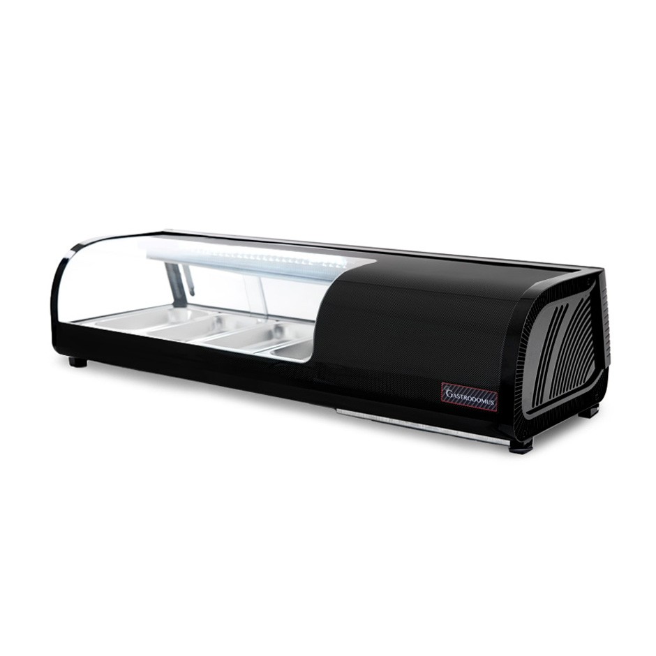 Vitrina Refrigerada para sushi 4 Cubetas GN1/3 190 W