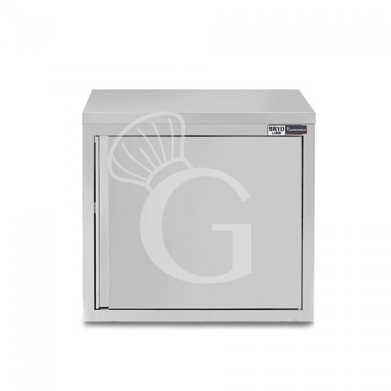 Armario de pared con escurridor, 1 puerta batiente, 1 estante perforado, L 600 mm x P 400 mm x A 650 mm