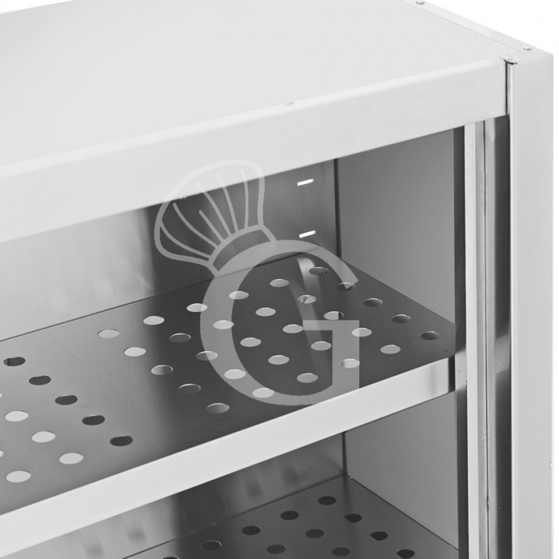 Detalles del estante perforados