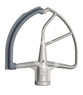 Batidor plano con borde flexible para amasadora